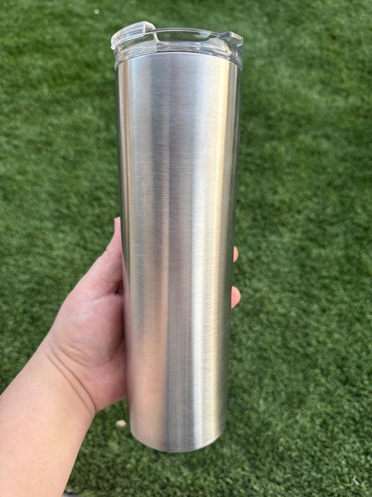 30oz SKINNY TUMBLER W/ SLIDING LID & STRAW